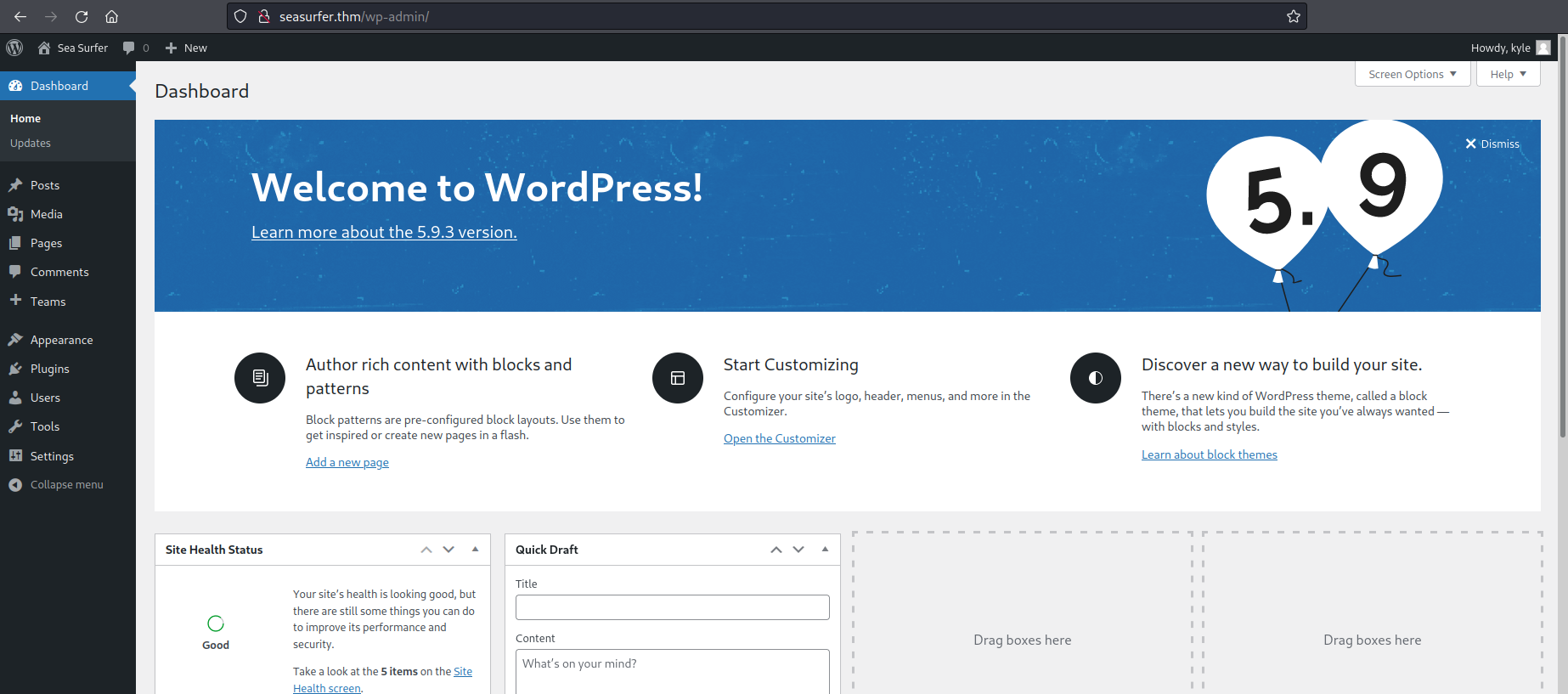 Login Wordpress