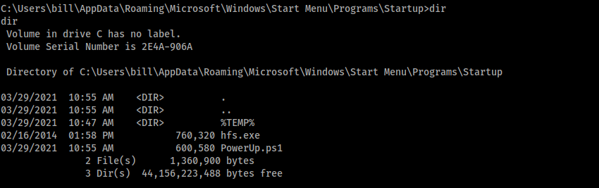 Metasploit Uploaded PowerUp