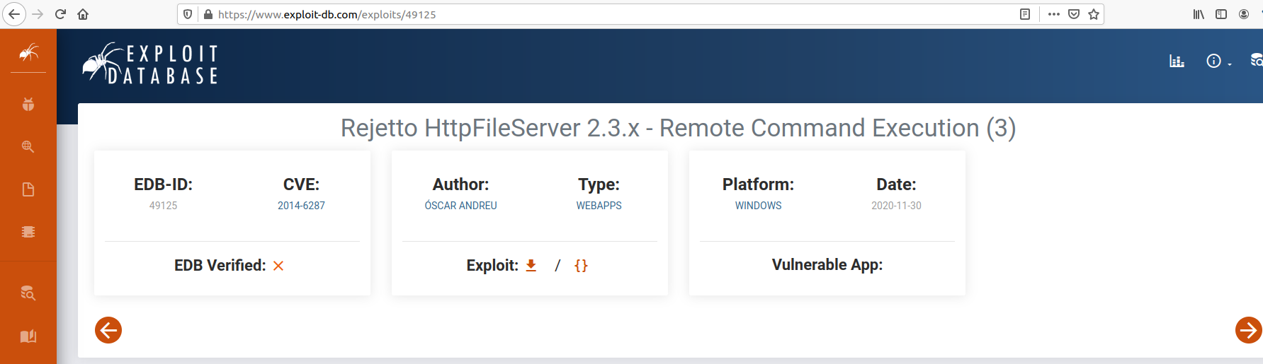 Rejetto Remote Comand Execution