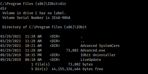 Advanced.exe uploaded
